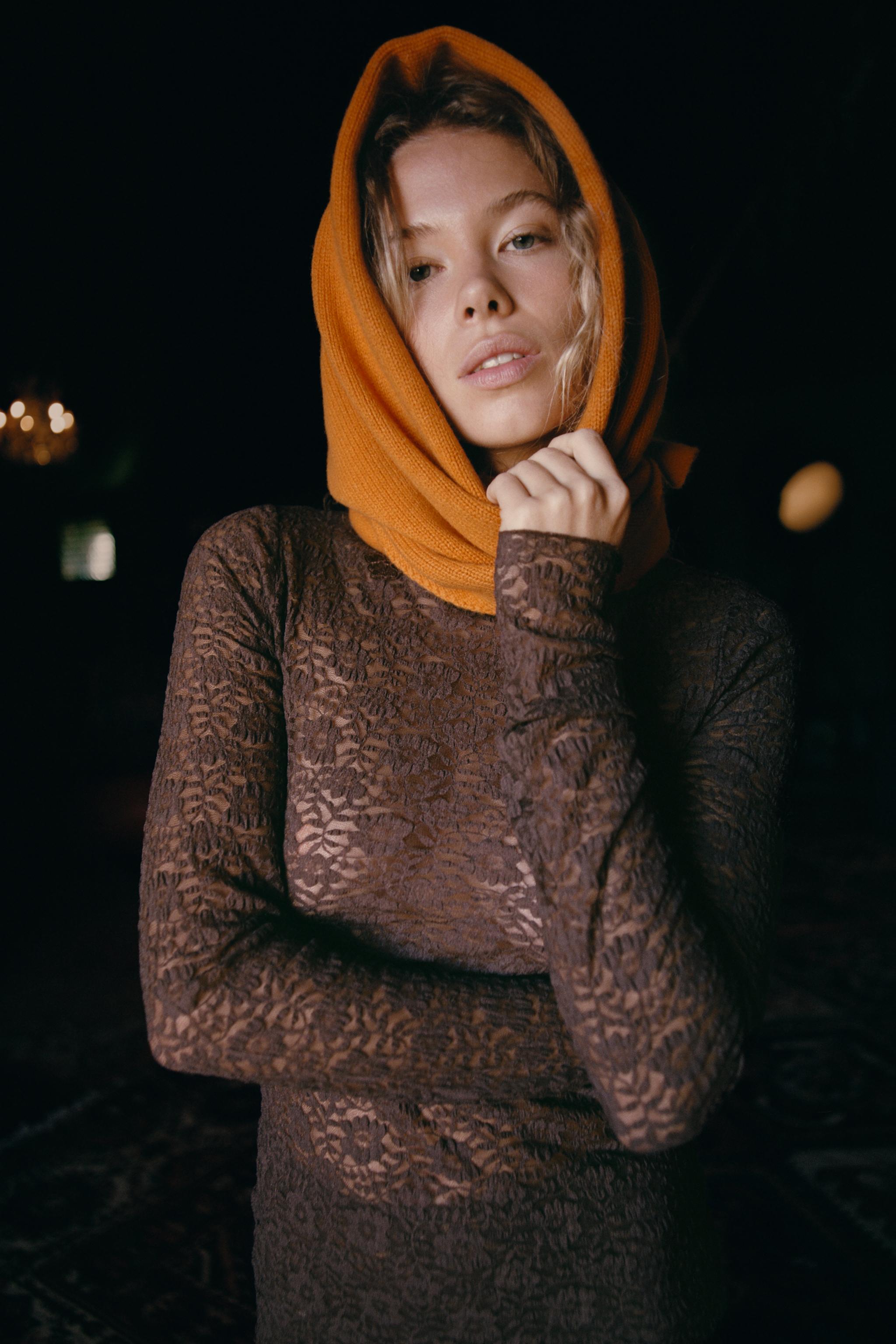 BANDANA TRIANGULAIRE 100 % LAINE